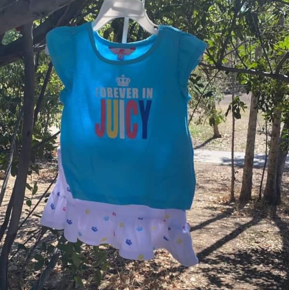 JUICY COUTURE GIRL  SIZE 4 TODDLER 2 PC SET
